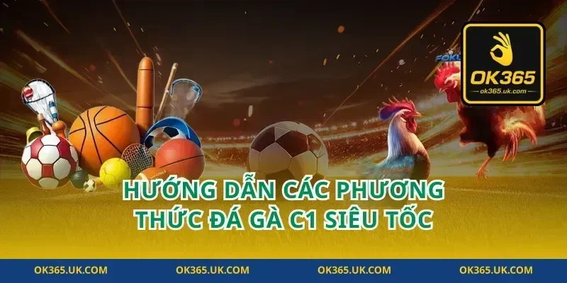 Hướng dẫn các phương thức đá gà c1 siêu tốc