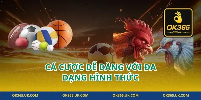 Cá Cược Dễ Dàng Với Đa Dạng Hình Thức