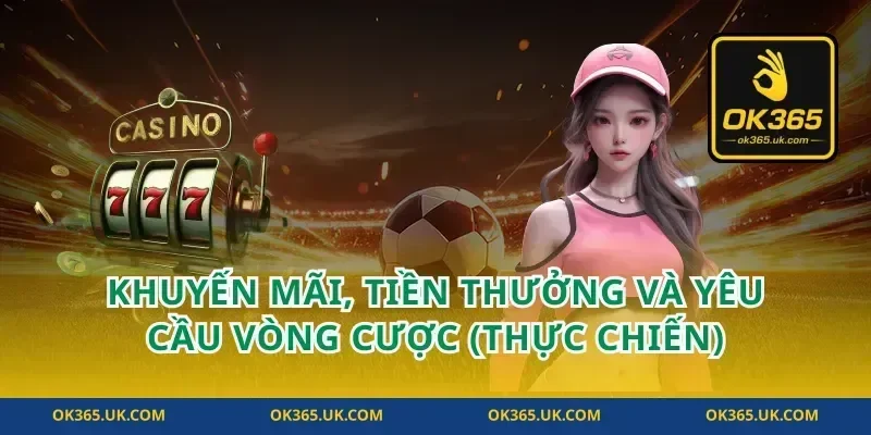 Khuyến mãi, tiền thưởng và yêu cầu vòng cược (thực chiến)