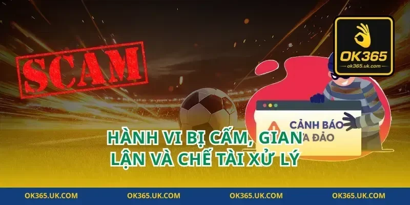 Hành vi bị cấm, gian lận và chế tài xử lý